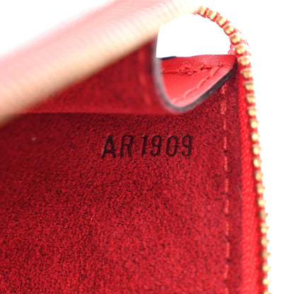 Louis Vuitton Epi Pochette Accessories 21 Castillan Red 7 of 15