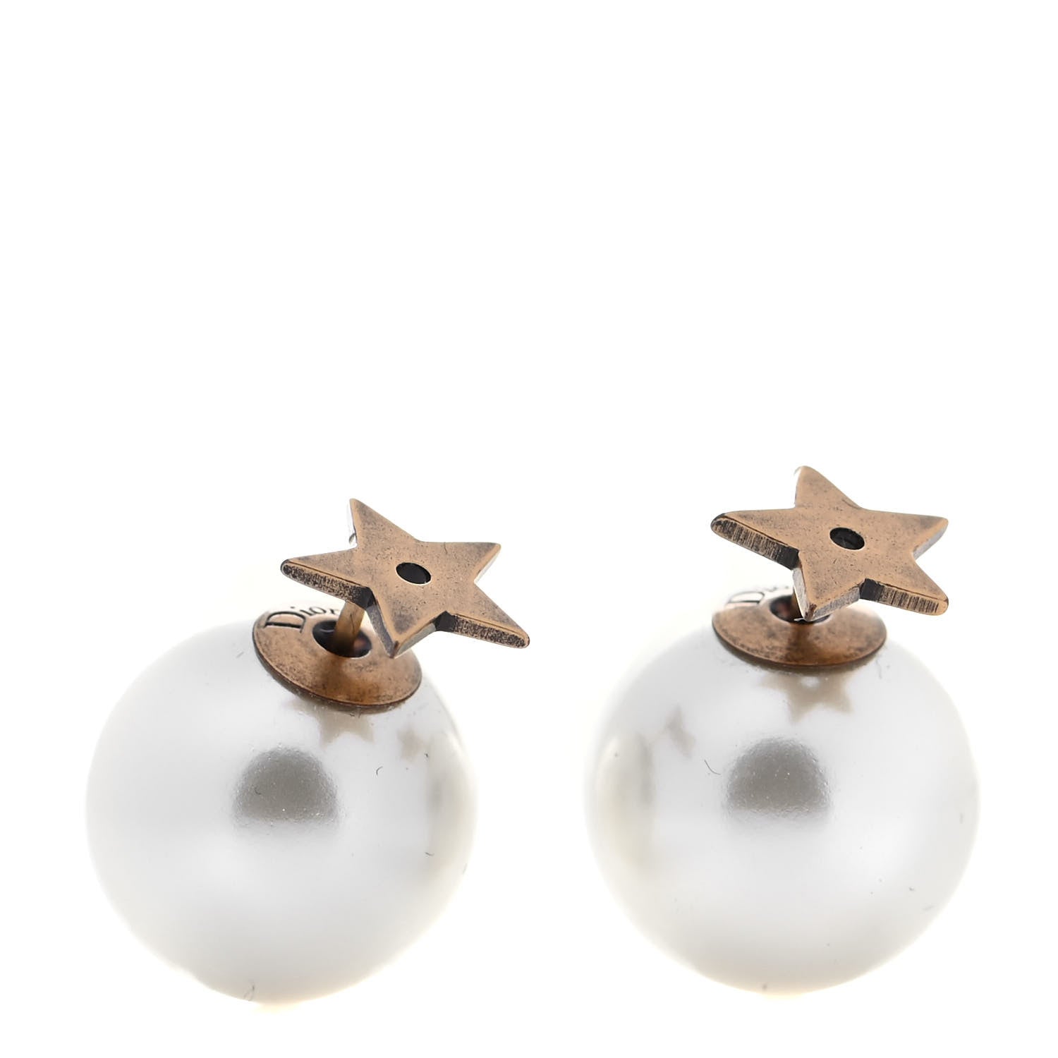Christian Dior Pearl Star Mise En Dior Tribal Earrings 1 of 4