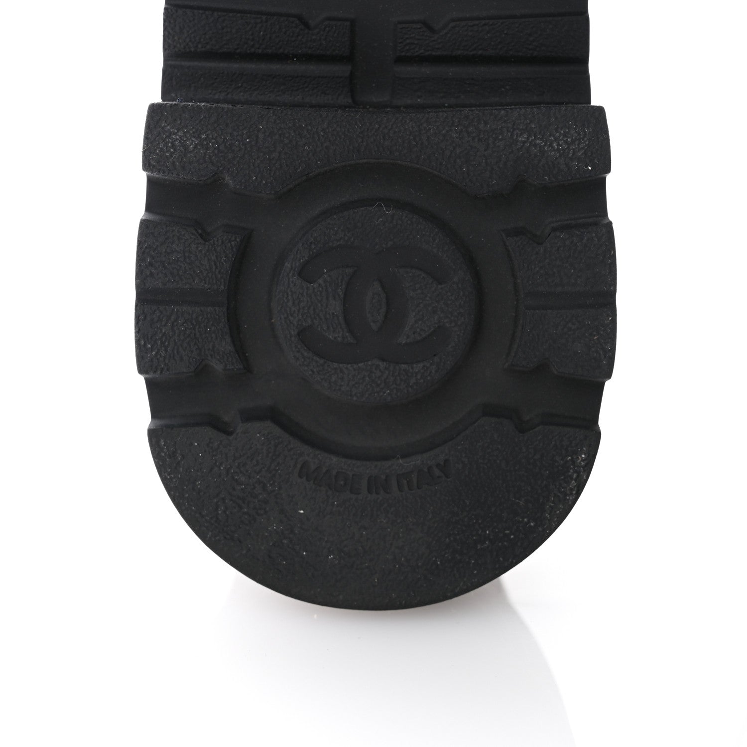 Chanel Shiny Calfskin Logo Loafers 36.5 Black 6 of 11