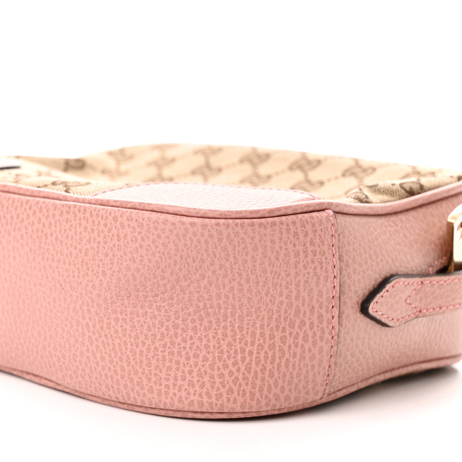 Gucci Monogram Mini Bree Messenger Bag Beige Soft Pink 10 of 12