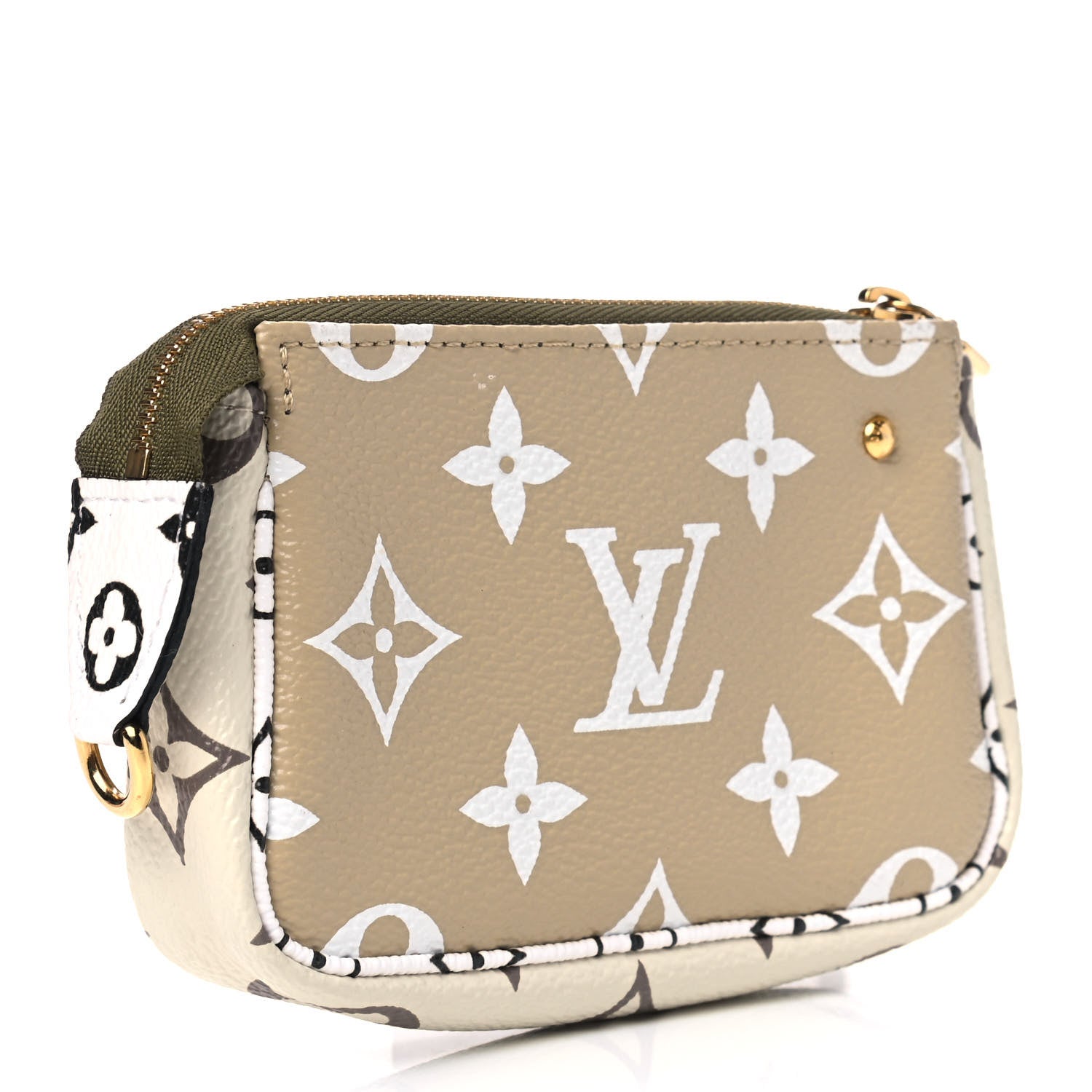 Louis Vuitton Monogram Giant Micro Pochette Accessories Kaki White 2 of 6
