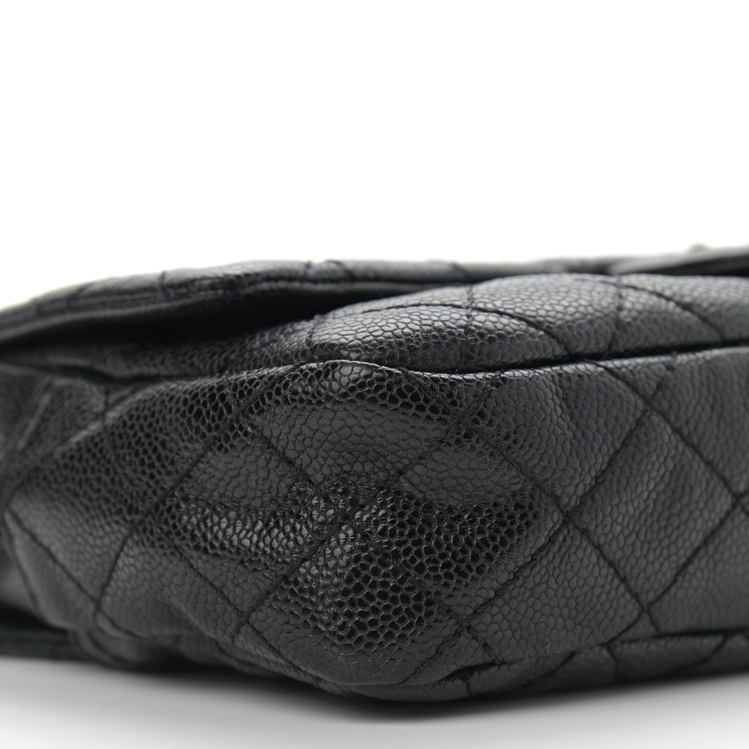 Chanel Caviar Quilted Jumbo Easy Flap Black 8 of 9