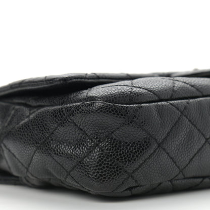 Chanel Caviar Quilted Jumbo Easy Flap Black 8 of 9