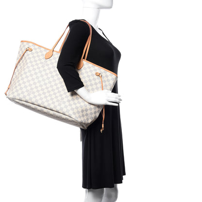 Louis Vuitton Damier Azur Neo Neverfull GM Rose Ballerine 2 of 13