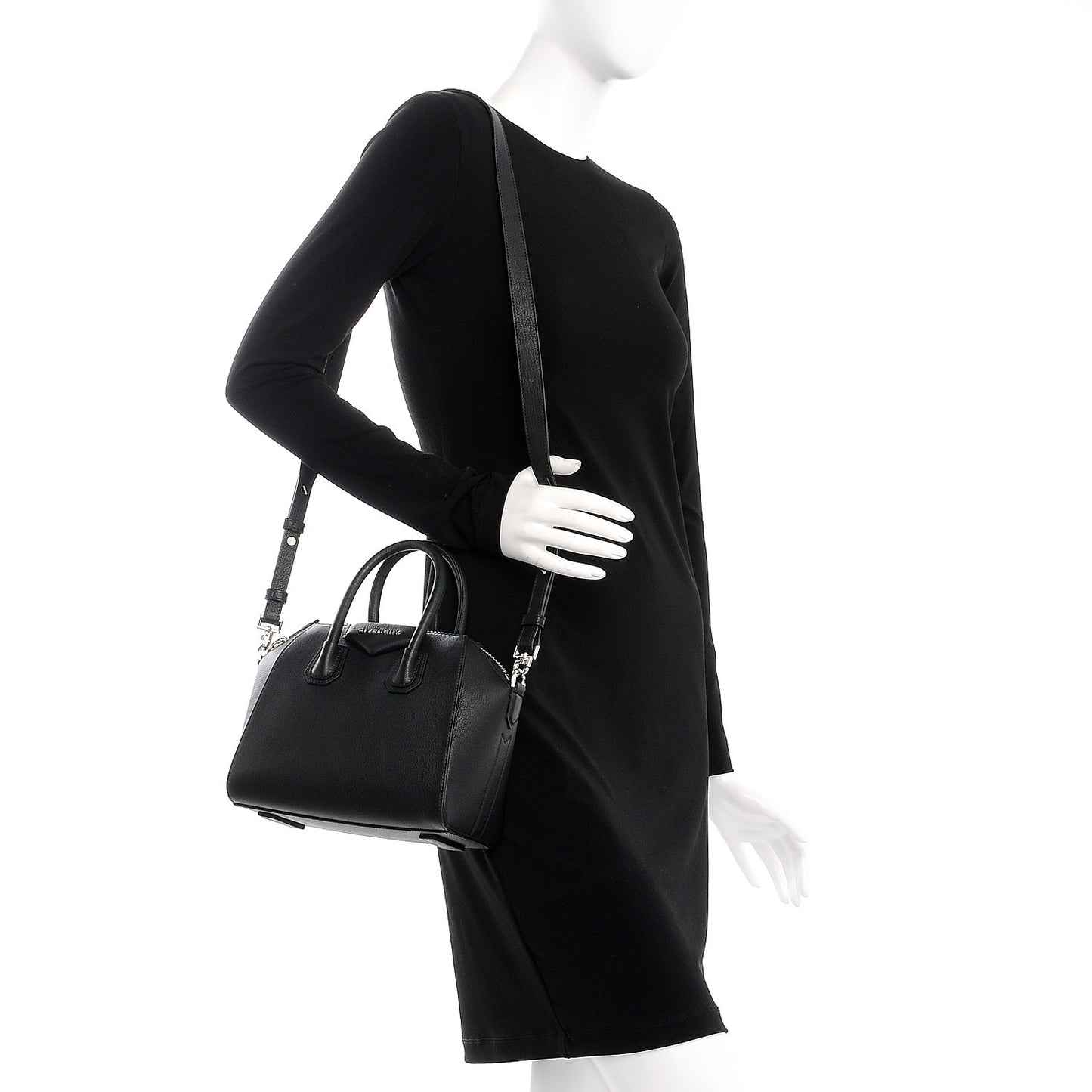 Sugar Goatskin Mini Antigona Black