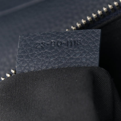 Christian Dior Grained Calfskin Kim Jones Saddle Bag Navy Blue 7 of 11