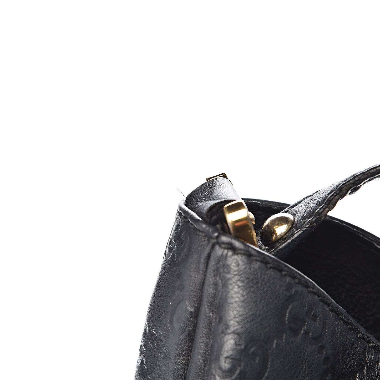 Guccissima Large New Ladies Web Hobo Black