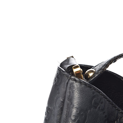 Gucci Guccissima Large New Ladies Web Hobo Black 19 of 20
