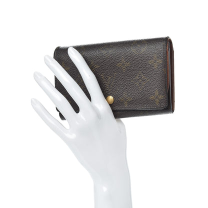 Louis Vuitton Monogram Porte-Monnaie Tresor Wallet 2 of 9