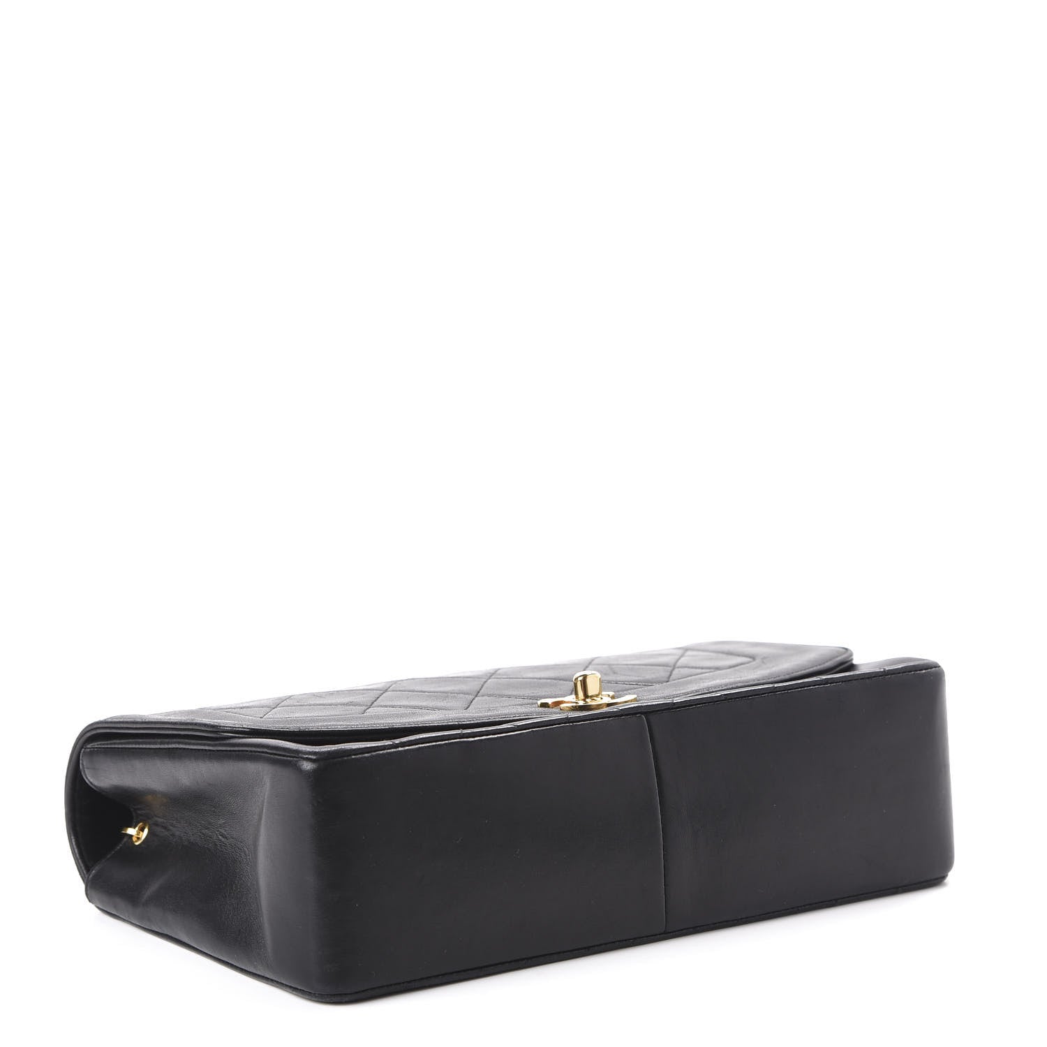 Chanel Lambskin Quilted Medium Single Flap Black 4 of 10