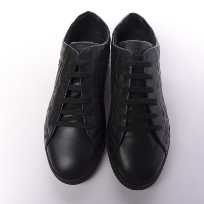 Fendi Nappa Macro FF Embossed Mens Low-Top Sneakers 9 Black 5 of 9