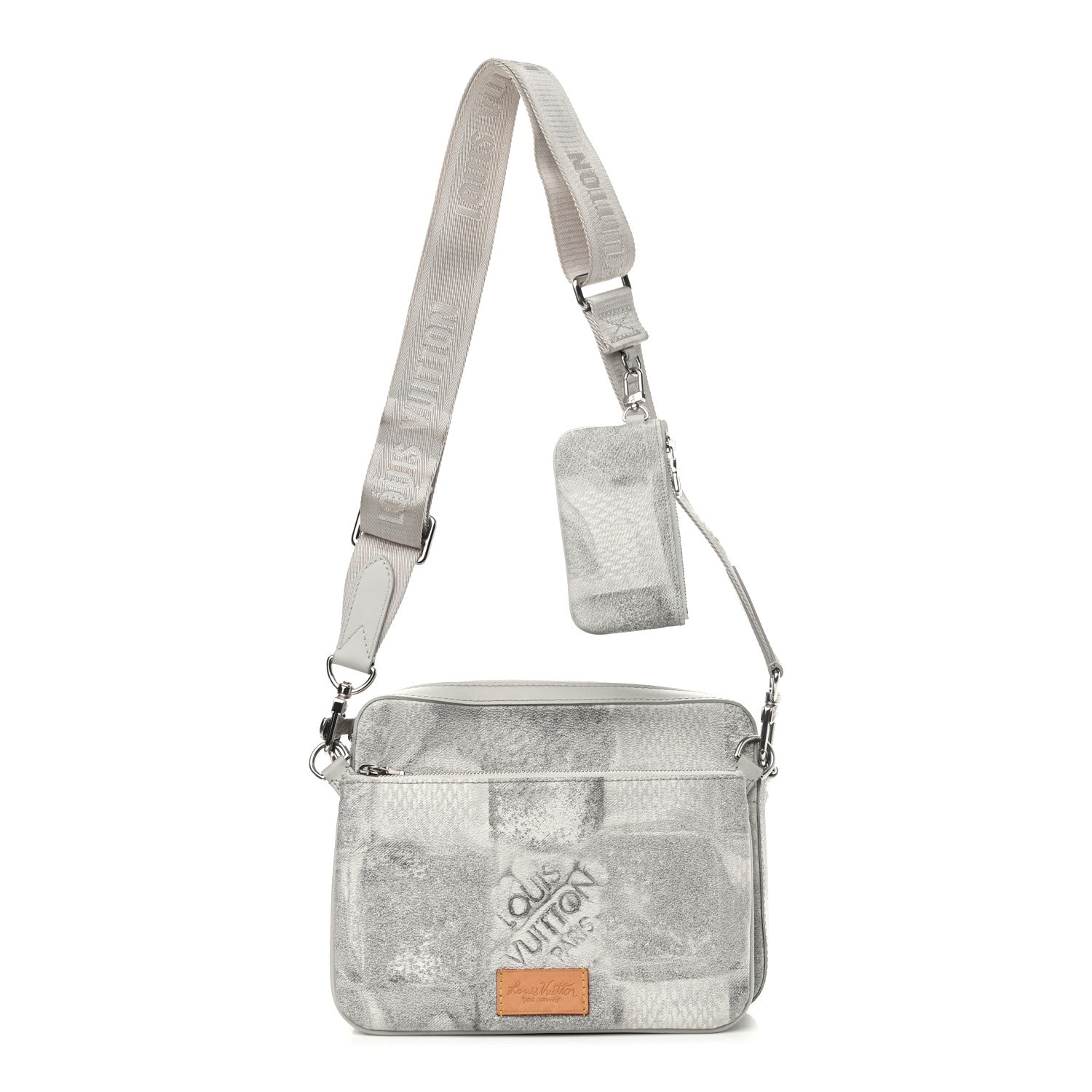 Louis Vuitton Damier Salt Trio Messenger Stone Grey 1 of 9
