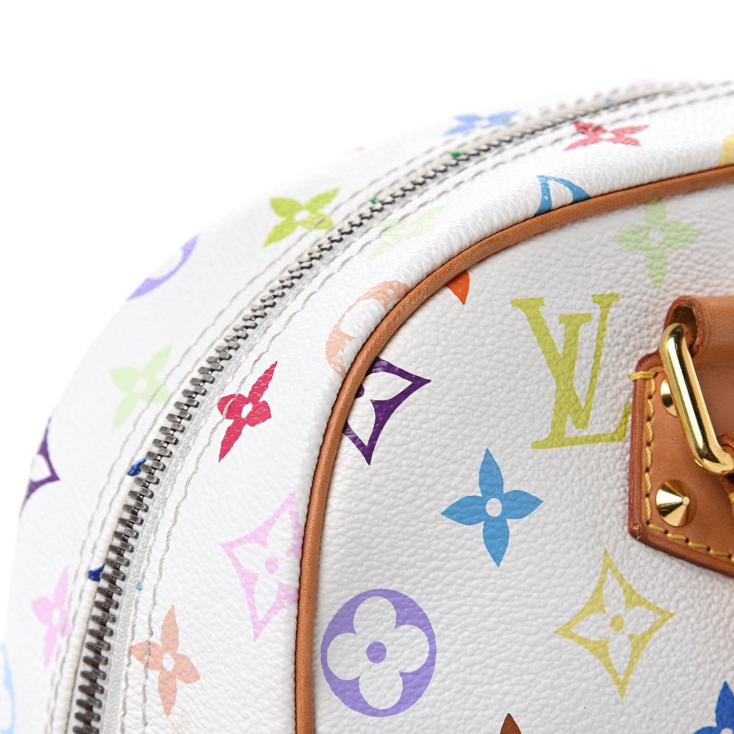 Monogram Multicolor Trouville White
