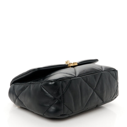 Chanel Lambskin Quilted Medium Chanel 19 Flap Black 4 of 10