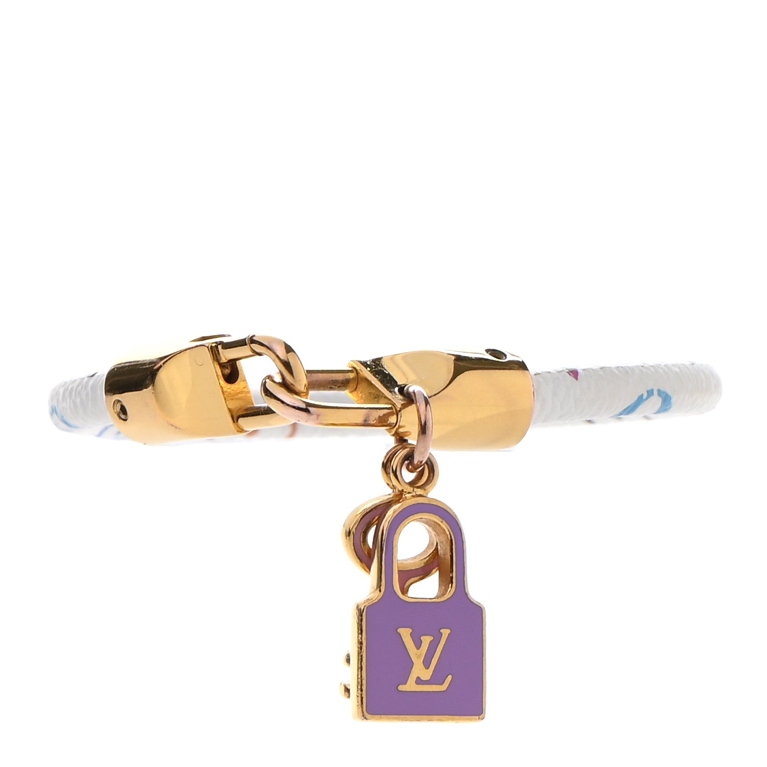 Louis Vuitton Monogram Multicolor Luck It Bracelet 19 White 1 of 4