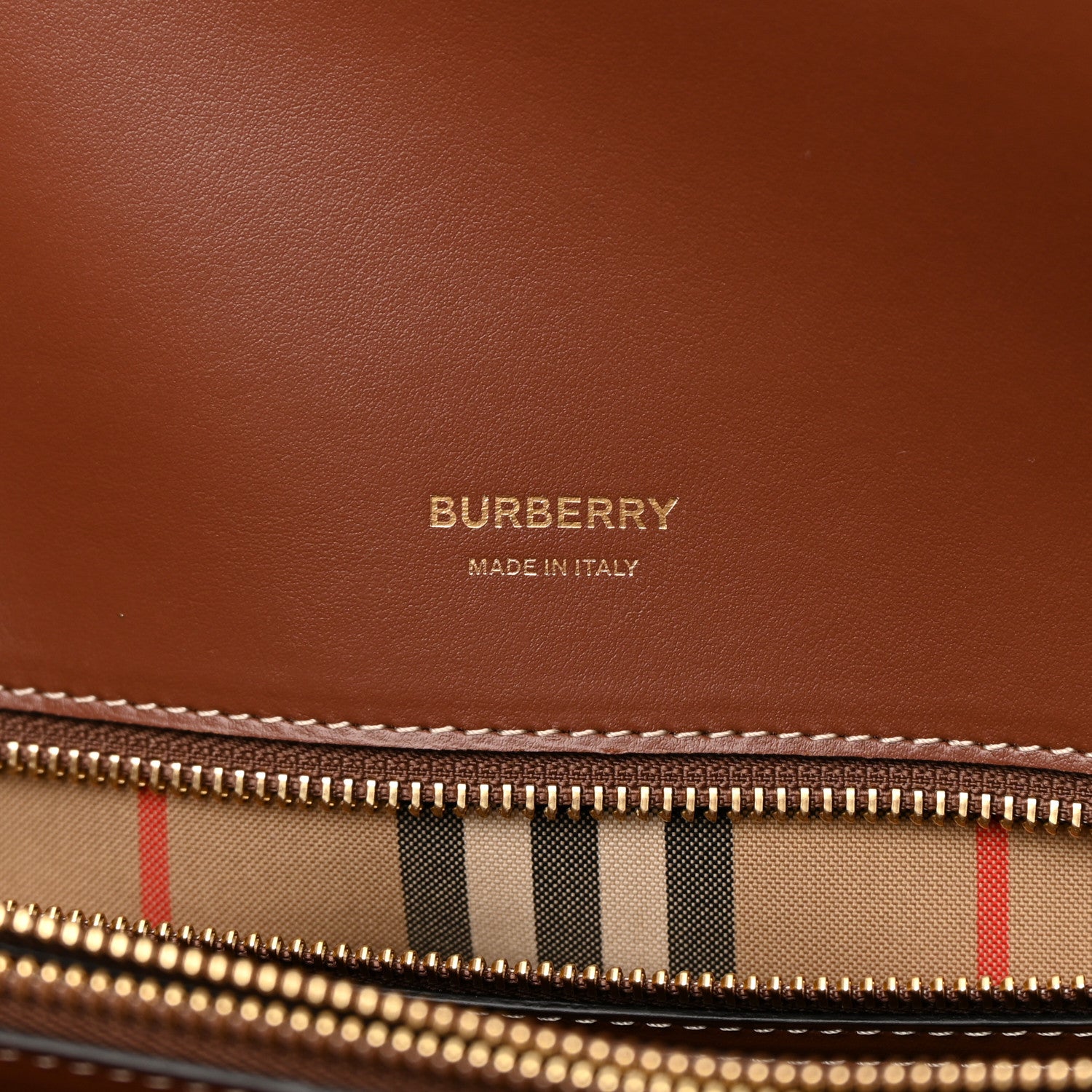 Burberry Calfskin Vintage Check Medium Two Handle Title Bag Black 6 of 12