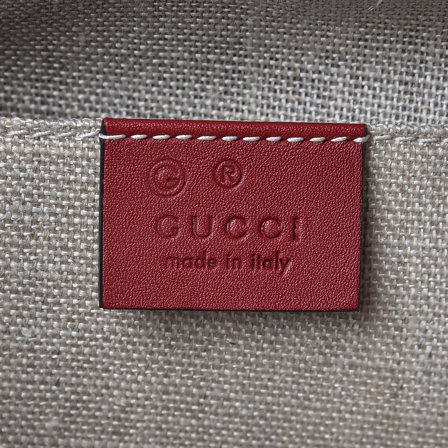 Soft Microguccissima Mini Dome Bag Rosso
