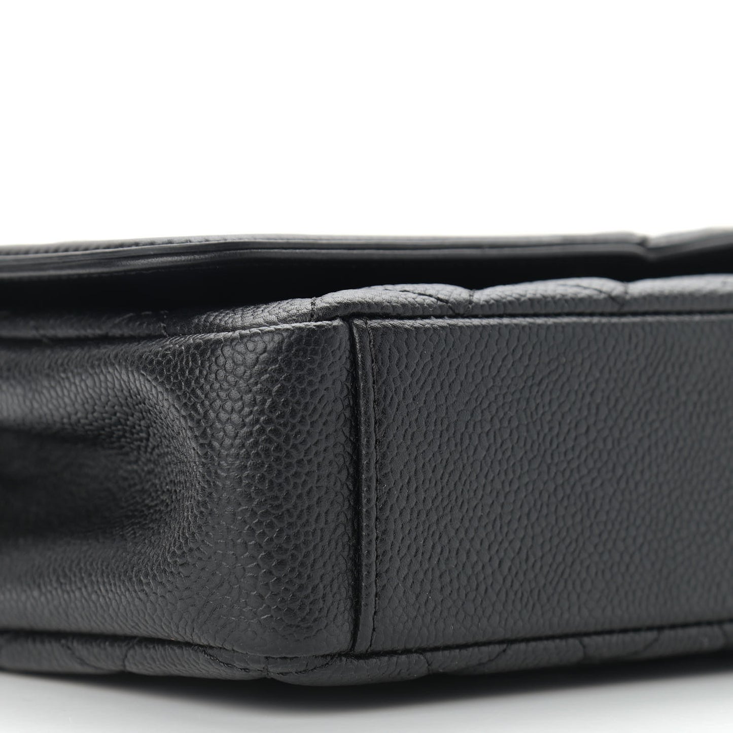 Caviar Quilted Small CC Filigree Flap Black