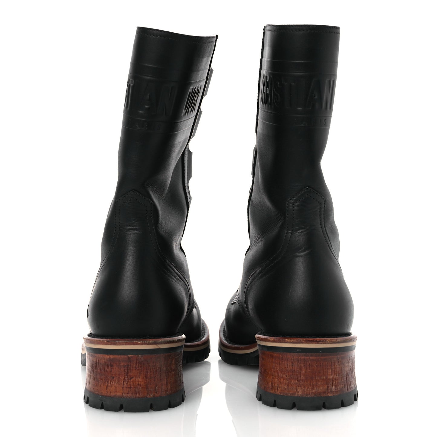 Calfskin Dior Quest 35mm Hiking Boots 41 Black