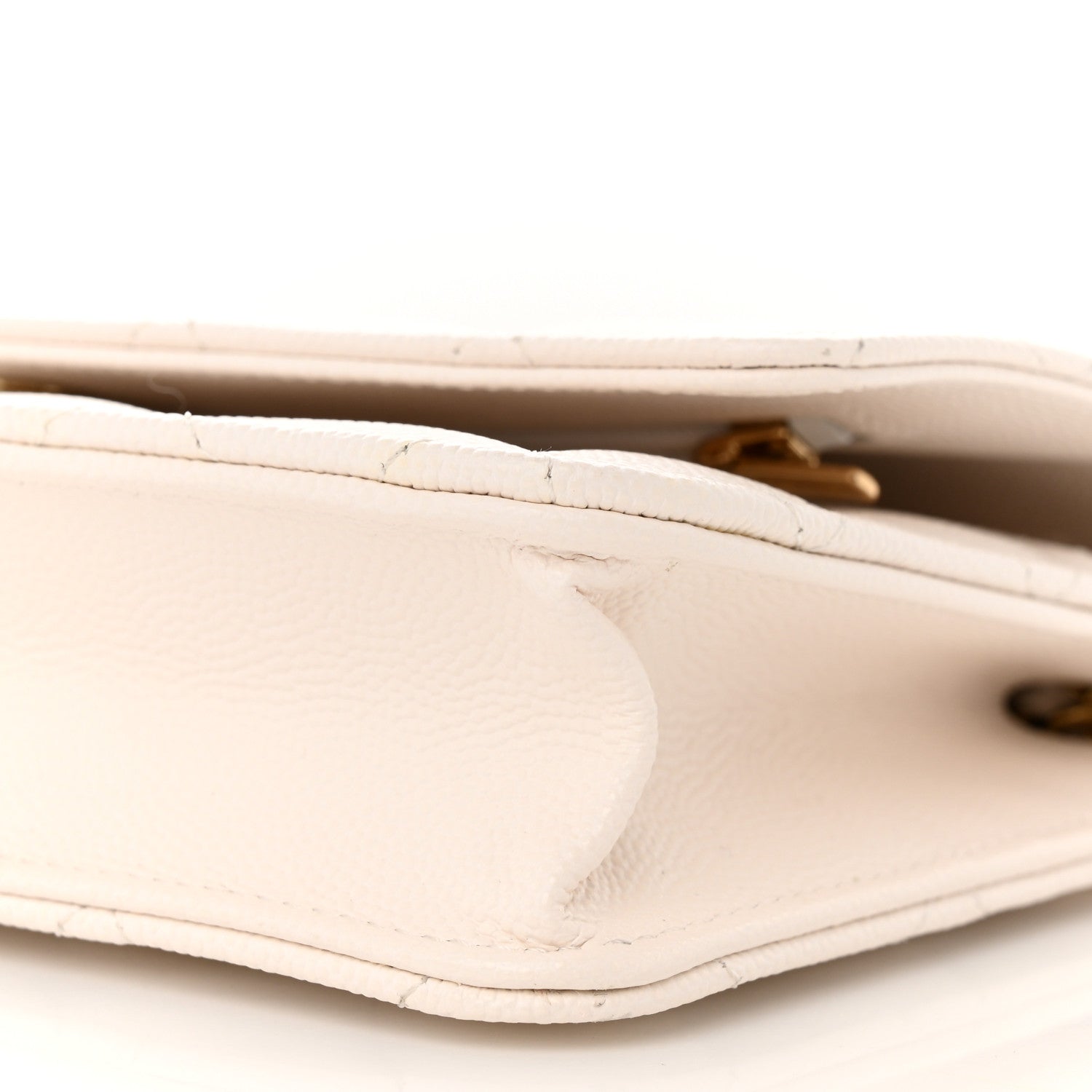 Chanel Caviar Quilted Wallet On Chain WOC White 11 of 12