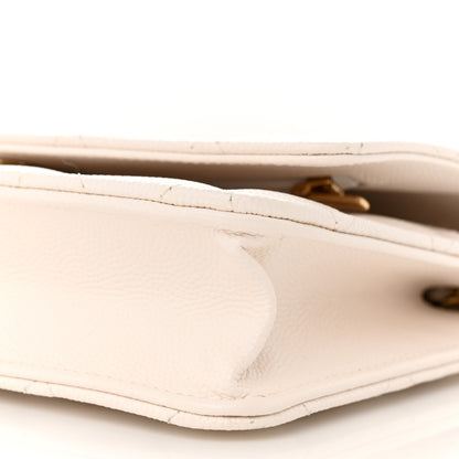 Chanel Caviar Quilted Wallet On Chain WOC White 11 of 12