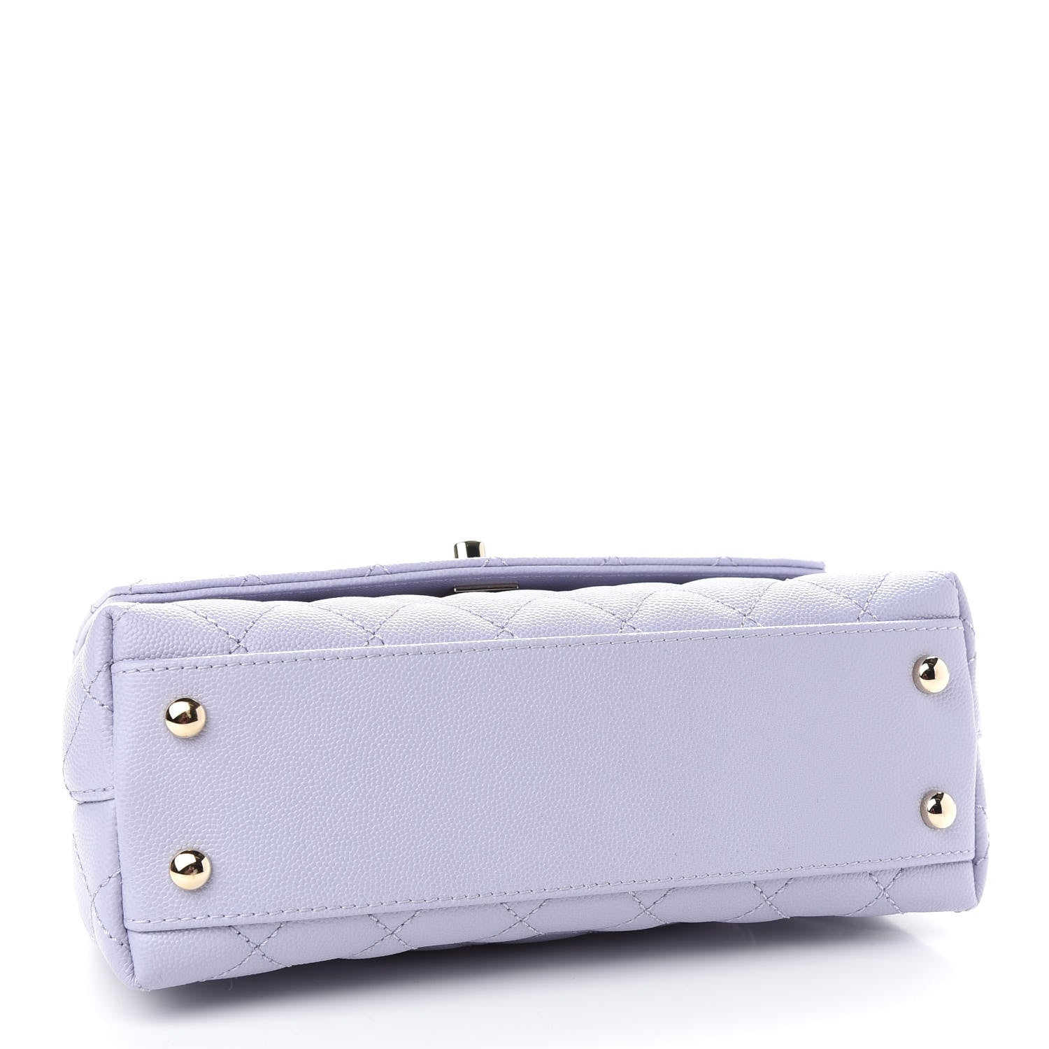 Chanel Caviar Quilted Mini Coco Handle Flap Light Purple 4 of 9