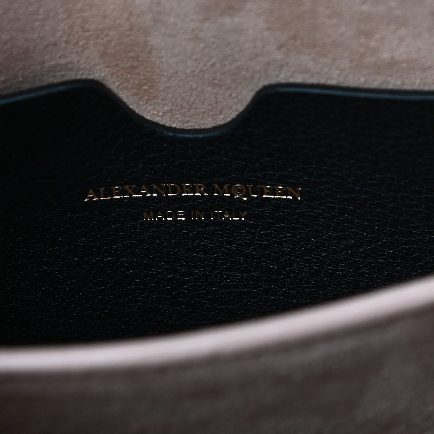 Fine Grain Goatskin Box Shoulder Bag 19 Black