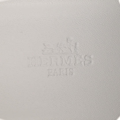 Hermes Calfskin Suede Goatskin Bouncing Sneakers 36.5 White 7 of 9