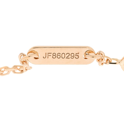 Van Cleef & Arpels 18K Yellow Gold Mother of Pearl Sweet Alhambra Bracelet 5 of 6