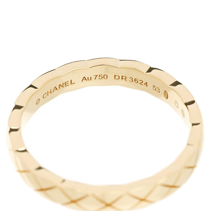 Chanel 18K Yellow Gold Mini Coco Crush Ring 53 6.5 4 of 4