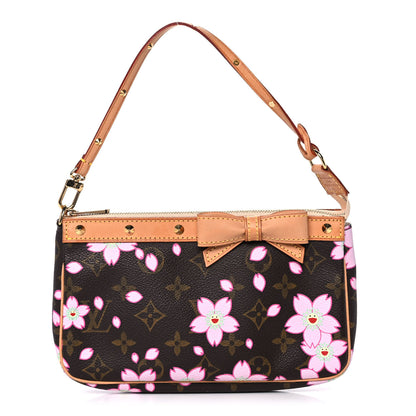 Louis Vuitton Monogram Cherry Blossom Pochette Accessories Brown 1 of 9