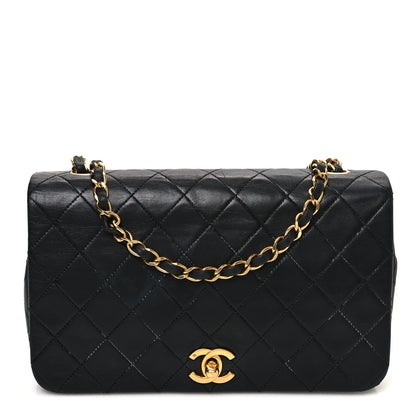Chanel Lambskin Quilted Small Single Flap Black 1 of 14