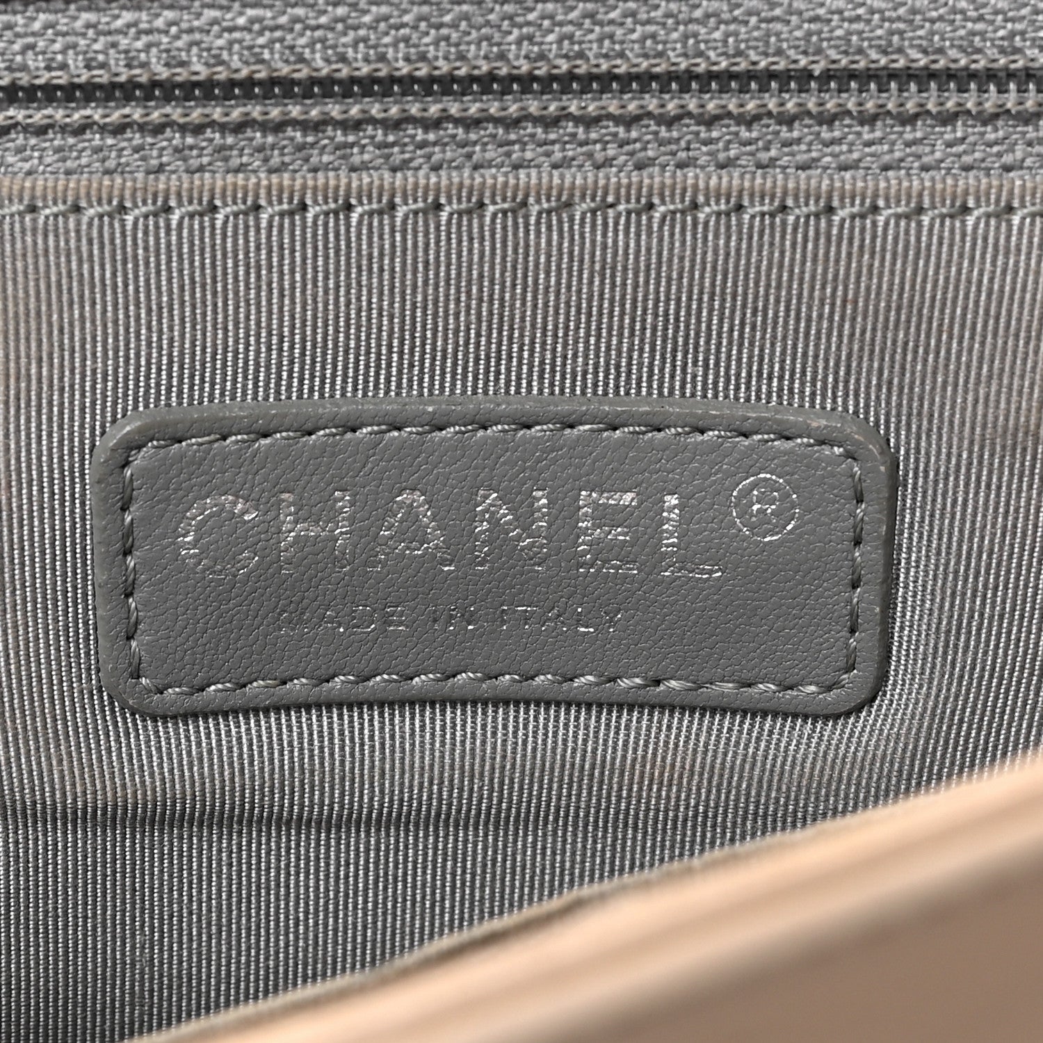 Chanel Calfskin Double Stitch Large Boy Flap Beige 6 of 9