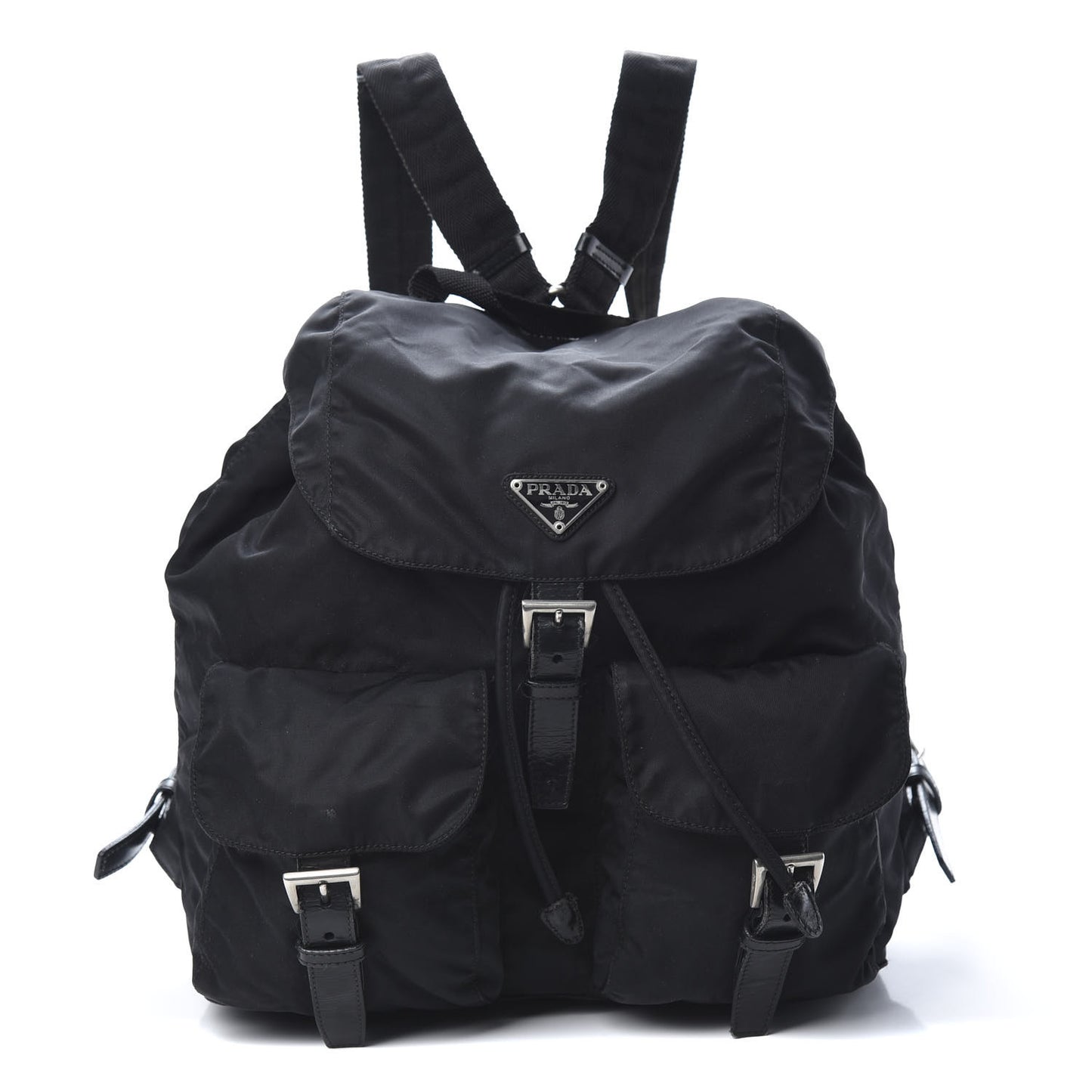 Nylon Vela Large Backpack Black