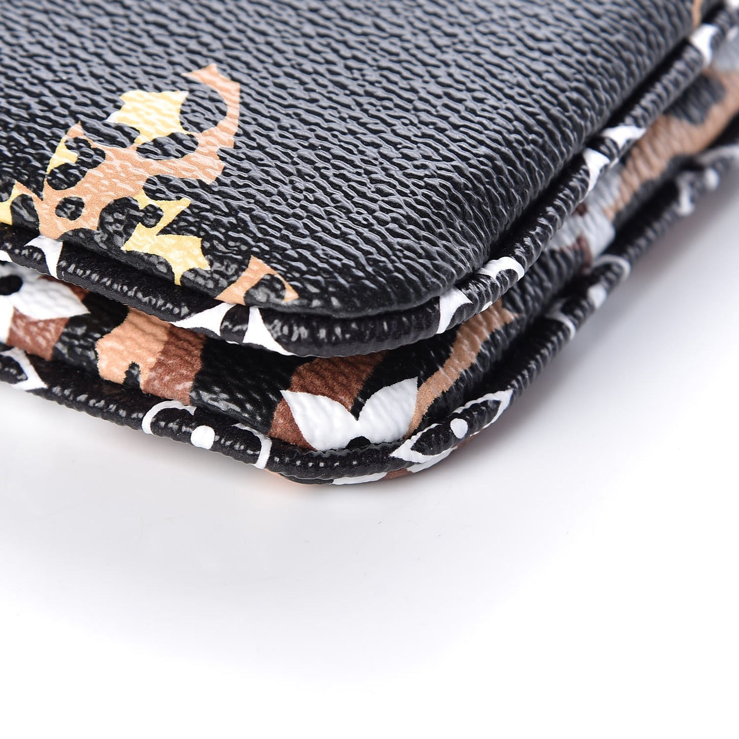 Monogram Giant Jungle Pochette Double Zip Black