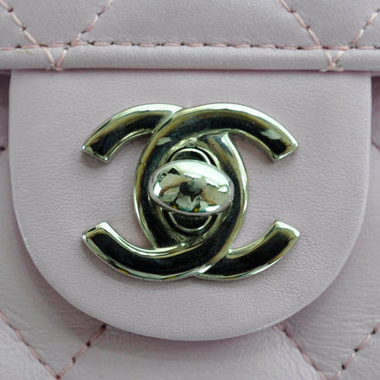 Chanel Calfskin Quilted Cambon Shoulder Bag Pink Black 16 of 21
