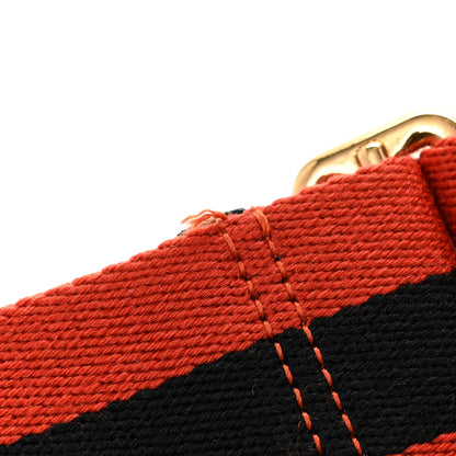 Gucci Canvas Web Shoulder Strap Navy Red 5 of 5