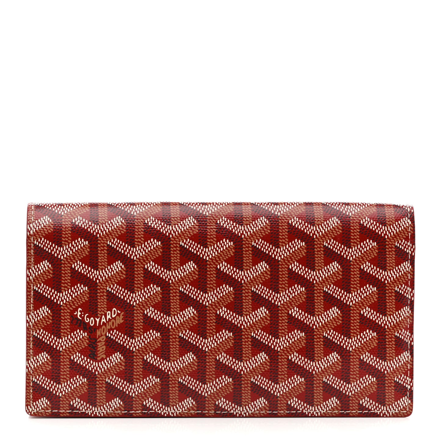 Goyardine Richelieu Wallet Red