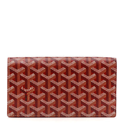 Goyard Goyardine Richelieu Wallet Red 1 of 7