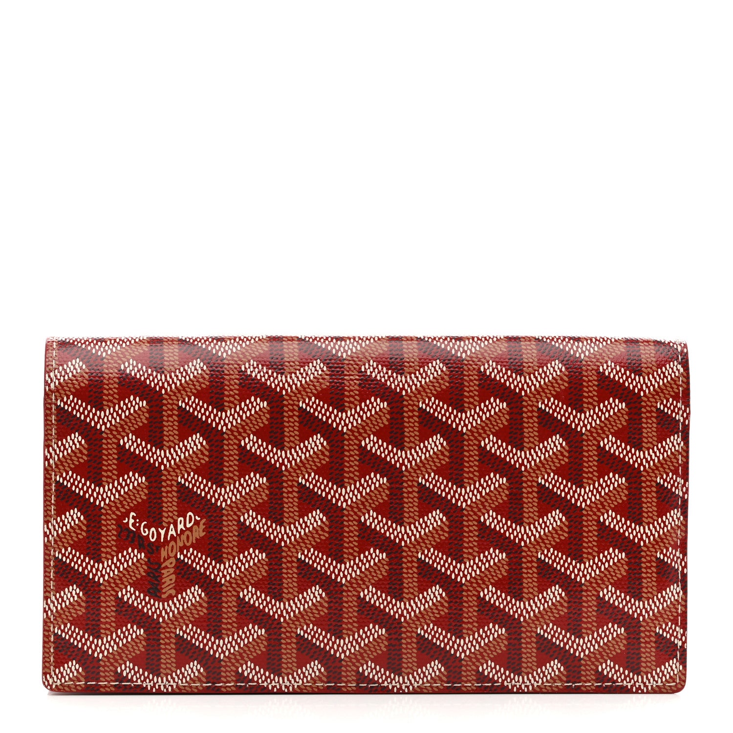 Goyard Goyardine Richelieu Wallet Red 1 of 7