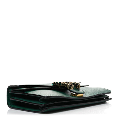 Gucci Pebbled Calfskin Small Dionysus Shoulder Bag Emerald 4 of 10