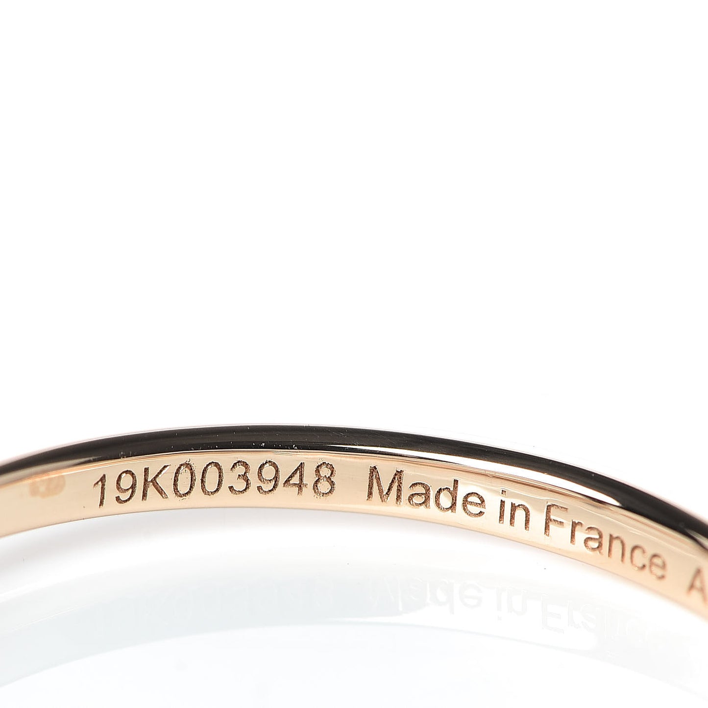 18K Rose Gold Diamond Chaine d'Ancre Punk Ring 59 8.75
