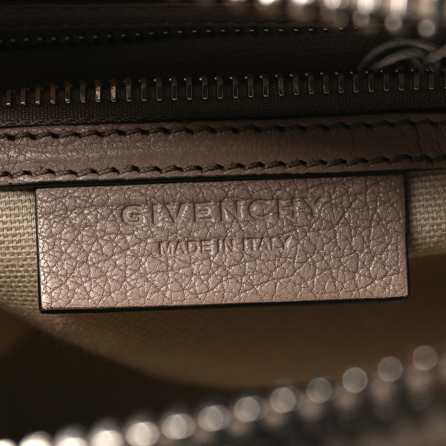 Givenchy Sugar Goatskin Mini Tri-Color Antigona Linen 6 of 10