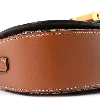Celine Tweed Calfskin Tabou Clutch on Strap Multicolor 9 of 10