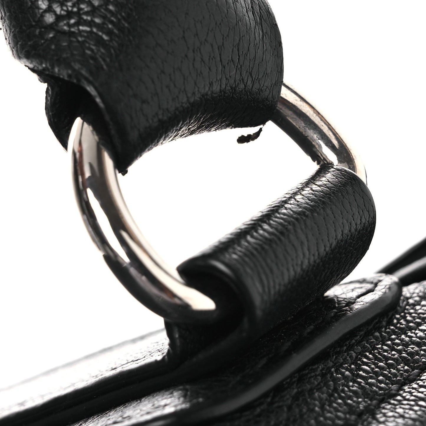 Sugar Goatskin Small Pandora Black