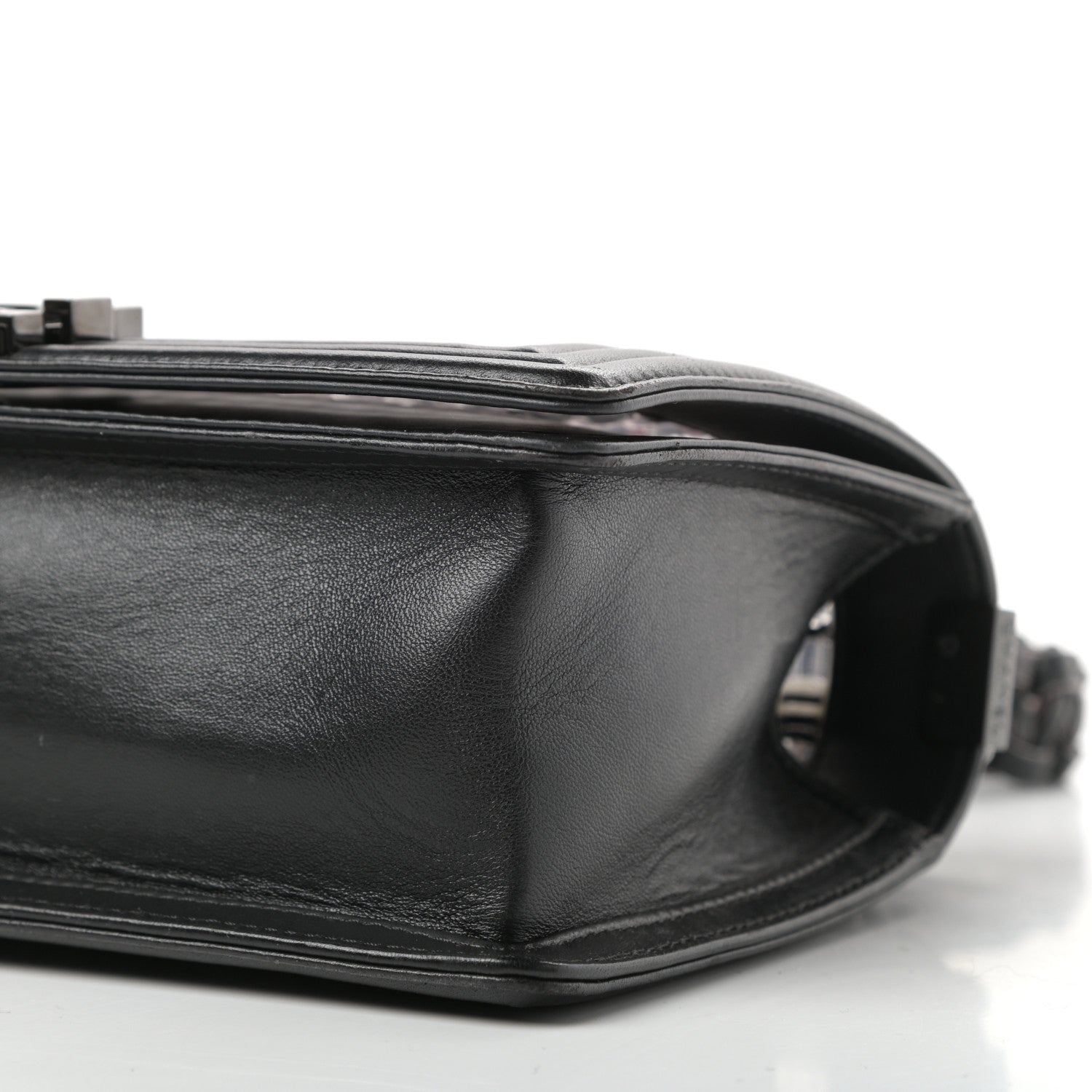 Chanel PVC Thread Woven Medium Boy Flap Black 8 of 9