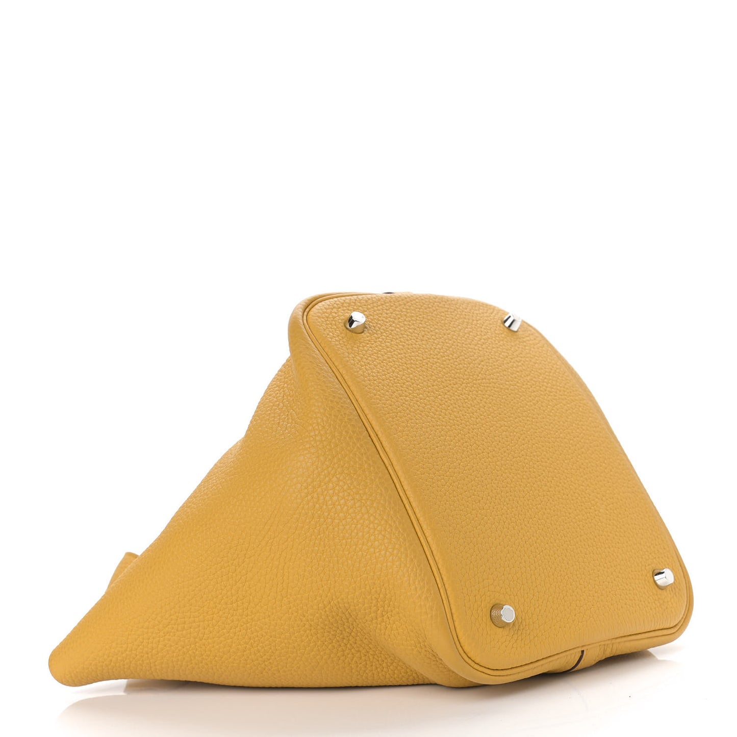 Taurillon Clemence Picotin Lock 22 MM Jaune Ambre