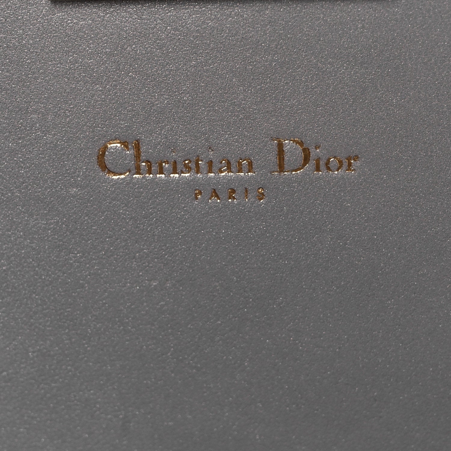 Christian Dior Pearly Lambskin Cannage Miss Dior Promenade Pouch Grey 5 of 7