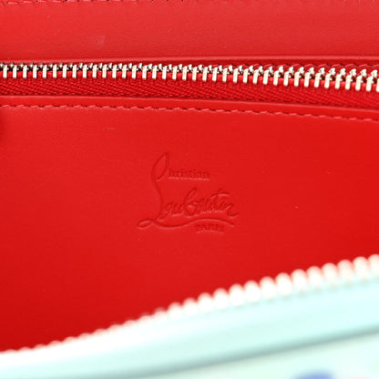 Christian Louboutin Calfskin Panettone Spiked Zip Around Wallet Source Multicolor 6 of 7