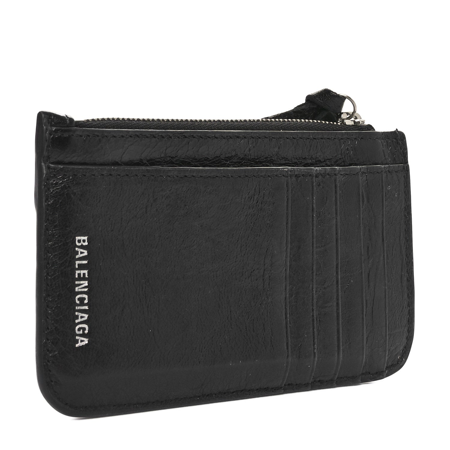 Balenciaga Agneau Le Cagole Coin Card Holder Black 3 of 10